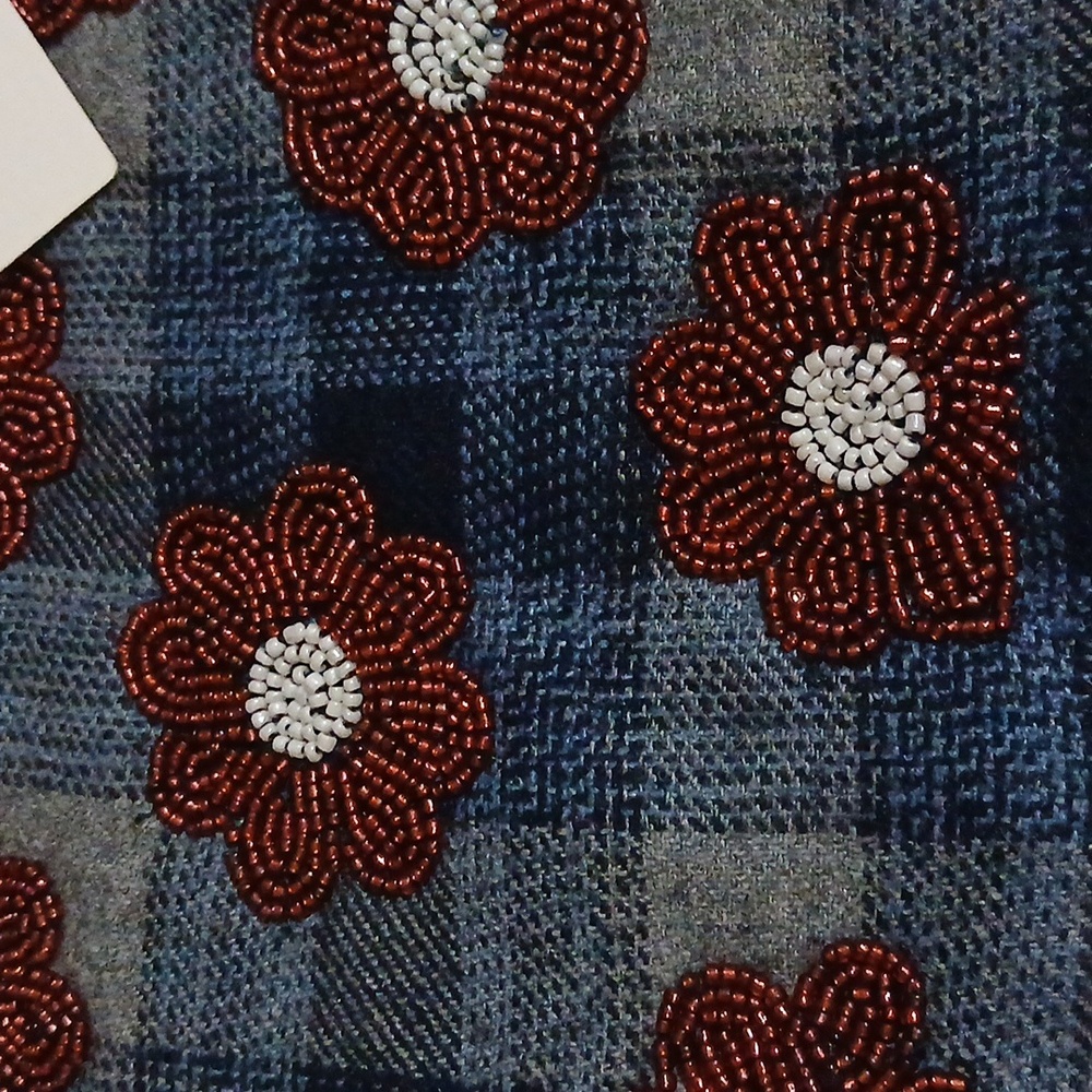 NWT ANTHROPOLOGIE BEADED BAG /NOTE BOOK - Picture 2 of 15